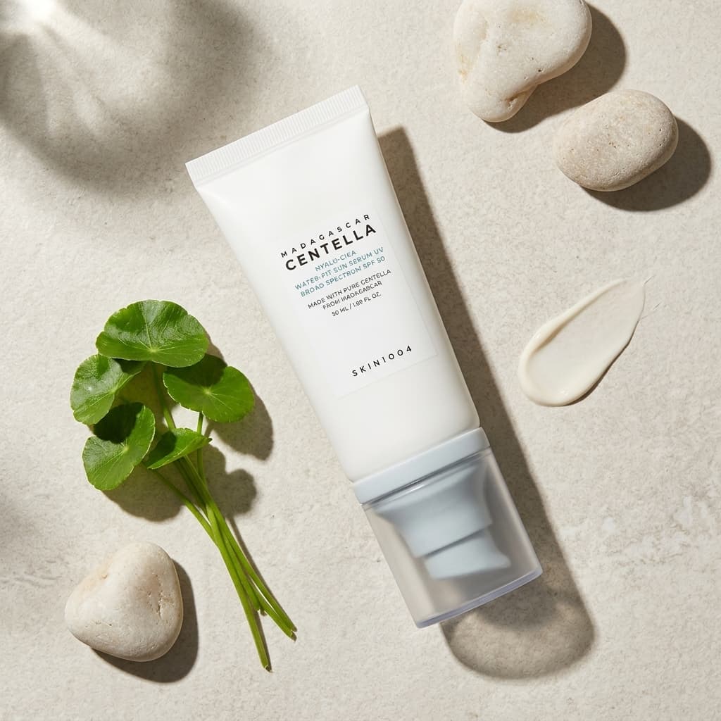 Professional sunscreen product photo